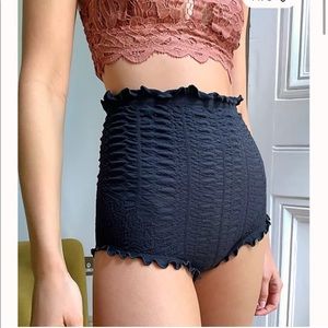 free people intimates -Ruched Ruffle Shorties